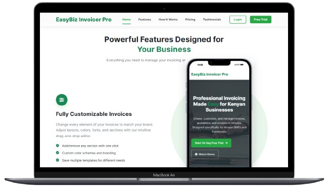 EasyBiz Invoicer Pro - Best Invoicing Software Kenya